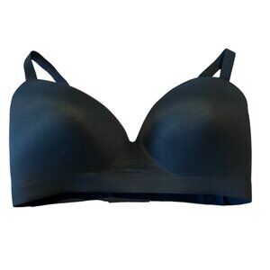 Soma Enbliss Wireless Black Bra 38DDD Nylon Spandex